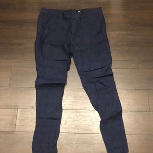 H & M Suit Pants Size 38R Blue